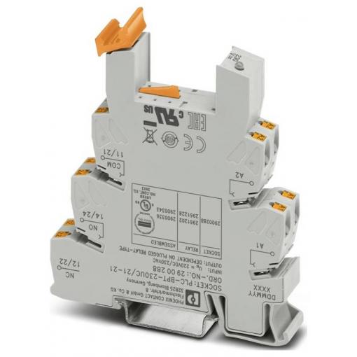 Phoenix Contact PLC-BPT-230UC/21-21 patice pro relé (š x v x h) 14 x 80 x 94 mm, Piece, 10 ks