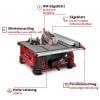 Einhell TE-TS 10 T stolní kotoučová pila, průměr listu 254 mm, 1800 W, 220 V, 230 V, 240 V