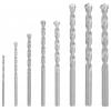 kwb 37800 sada spirálového vrtáku na kámen 8dílná 3 mm, 4 mm, 5 mm, 6 mm, 7 mm, 8 mm, 9 mm, 10 mm 1 sada