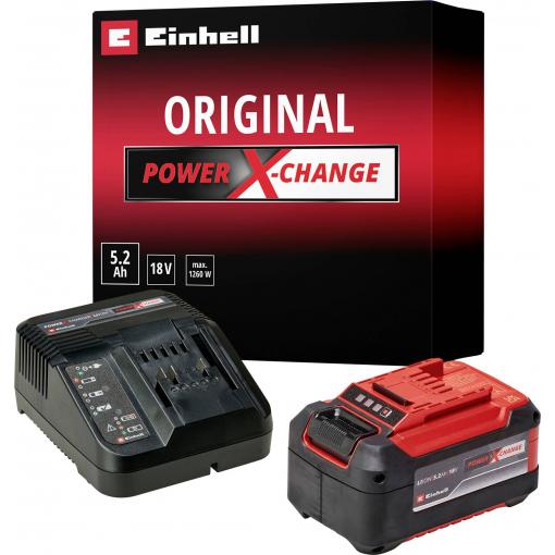 Einhell 4512147 PXC-Starter-Kit akumulátor do nářadí a nabíječka 18 V 5.2 Ah Li-Ion