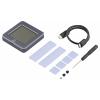 Renkforce RF-M2E-300 Pouzdro pro SSD M.2 USB-C® 10 GBit/s M.2 SATA, M.2 PCIe NVMe 2242 RF-6857526