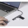 Renkforce RF-6855462 USB Hub 4 porty USB-A USB 3.2 Gen2 10 GBit/s s hliníkovým krytem šedá RF-USBH-200