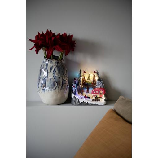 Konstsmide 4179-000 LED scenérie Vánoční scenérie, zimní noc vícebarevný LED