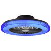 Brilliant G60040/06 Badria LED stropní světlo s ventilátorem LED modul pevně vestavěné LED 40 W černá