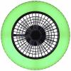 Brilliant G60040/06 Badria LED stropní světlo s ventilátorem LED modul pevně vestavěné LED 40 W černá