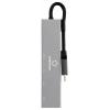 Renkforce RF-6902308 USB Hub 4 porty USB-C® USB 3.2 Gen2 10 GBit/s s konektorem USB C šedá RF-USBCH-205