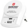 Skross 1.302524 cestovní adaptér SKROSS - Pro USB AC30PD White Retail inkl- EU 30W