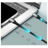 LogiLink Kabel USB-C USB 3.2 Gen2x2 USB-C ® zástrčka 2.00 m černá s LED, 4K UHD, oboustranně zapojitelná zástrčka CU0434