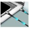 LogiLink Kabel USB-C USB 2.0 USB-C ® zástrčka 0.30 m černá s LED, oboustranně zapojitelná zástrčka CU0420