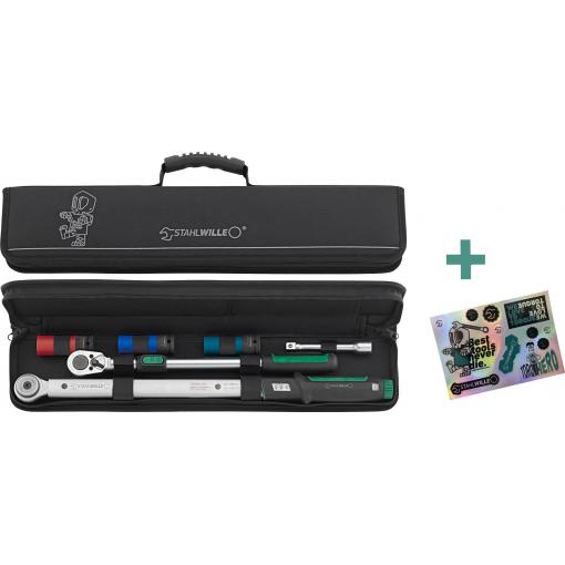 Stahlwille 750NR/516/3/1 NDE, 96010130, sada (momentový klíč), 1/2 (12,5 mm), 40 - 200 Nm