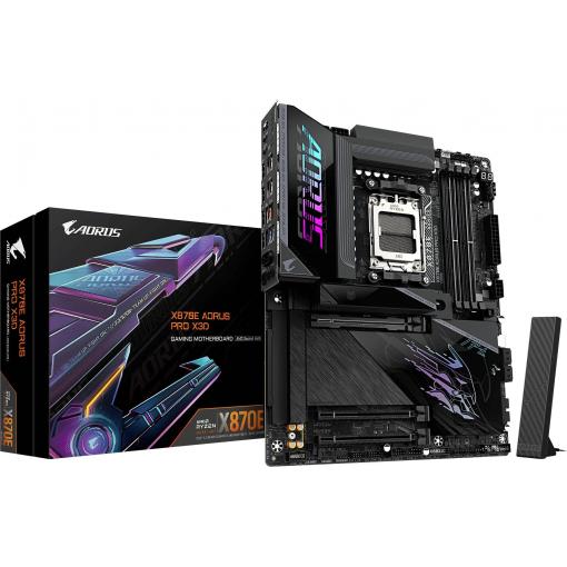 Gigabyte X870E AORUS PRO X3D Základní deska Socket (PC) AMD AM5 Tvarový faktor ATX Čipová sada základní desky AMD® X870E