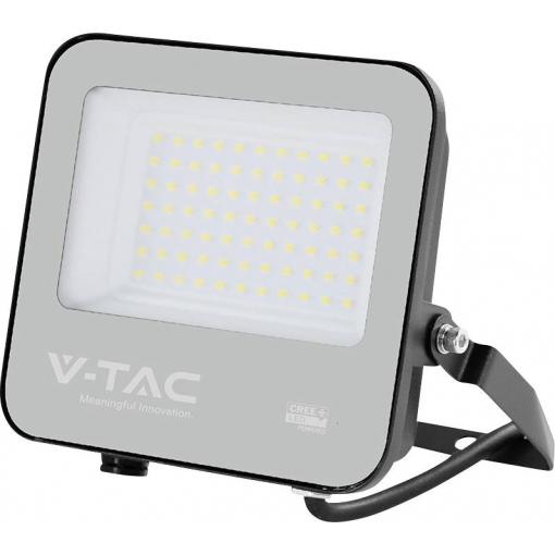 V-TAC VT-4455 231996 venkovní LED reflektor Energetická třída (EEK2021): D (A - G) 50 W Barvy světla (LED svítidlo): teplá bílá