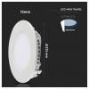 V-TAC 214862 VT-1807RD LED panel, třída F (A - G), SMD LED, pevně vestavěné LED, 18 W, bílá