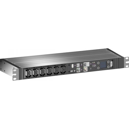 Rittal 7979212 PDU metred, 32 a / 230 v, 1~, 16 x C13 + 2 x C19 Zásuvková lišta pro skříňové rozvaděče 1 ks