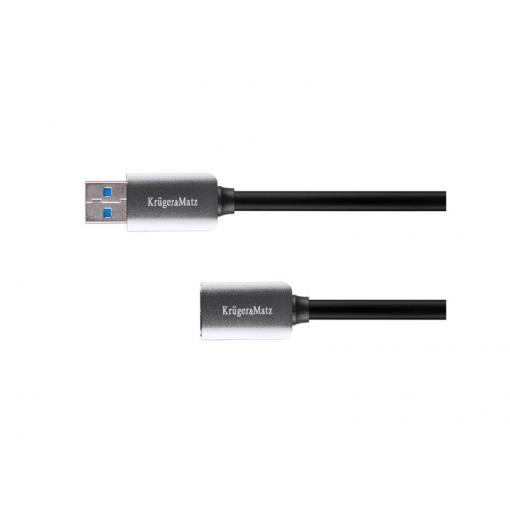 Kabel KRUGER & MATZ KM0336 1x USB 3.0 A konektor / 1x USB 3.0 A zdířka 1m