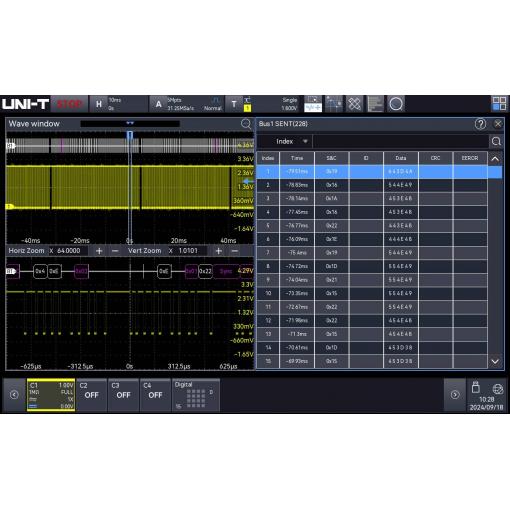 Uni-T MSO3000HD-SENT software upgrade