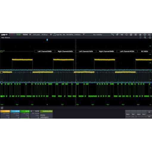Uni-T MSO7000X-AUDIO software upgrade