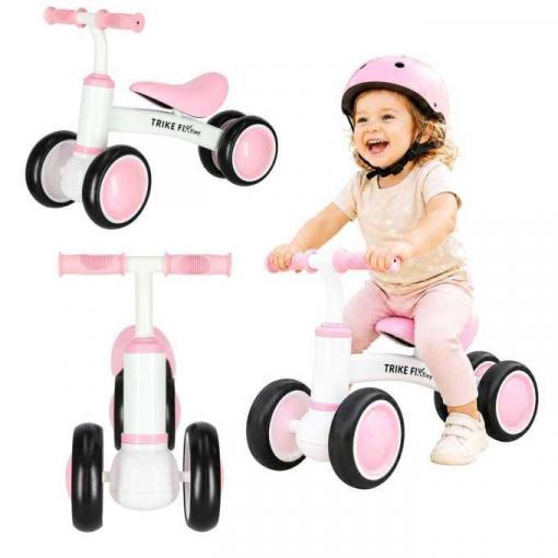 Odrážedlo Trike Fix Tiny V2, růžové