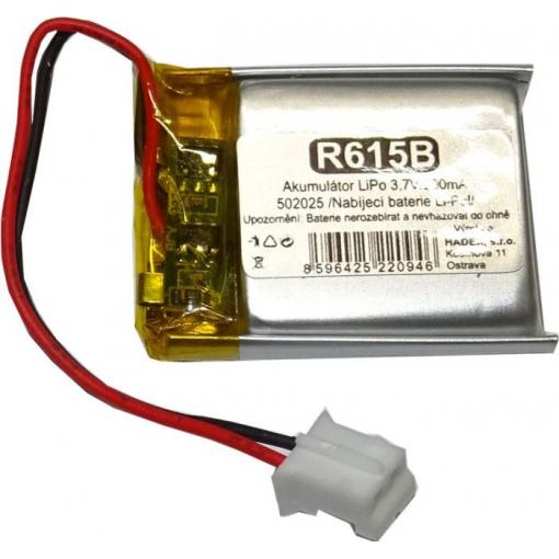 Akumulátor LiPo 3,7 V / 200 mAh 502025, JST-PH