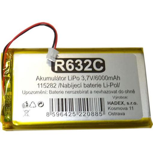 Akumulátor LiPo 3,7 V / 6000 mAh, konektor JST-PH