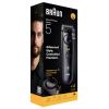 Braun Braun Series 5 Beard Trimmer BT5520 zastřihovač vousů, přesný zastřihovač omyvatelný černá