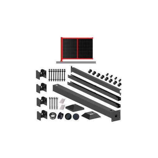 Plotová rozšiřovací konstrukce pro 1 solární panel