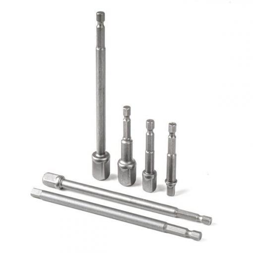 Klíče nástrčné do vrtačky HEX 1/4" 3/8" 1/2" AMIO