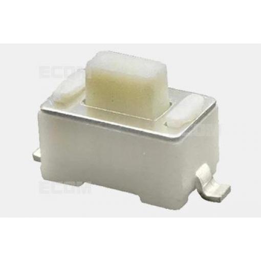 Tlačítko spínací SMD STP-1243SW-S, 12 V / 50 mA, výška 4,3 mm