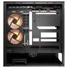 Cougar CFV235 midi tower PC skříň černá 4 předinstalované ventilátory, integrované osvětlení, boční okno, prachový filtr