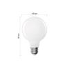 Žárovka Filament LED E27 7,8W G95 bílá přírodní EMOS ZF2D53 (75W)
