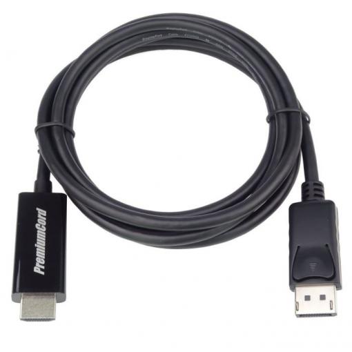 Kabel DisplayPort – HDMI PremiumCord, 1 m, M/M