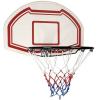 Basketbalový koš Trizand 73 × 49 cm, závěsný s ocelovou obroučkou