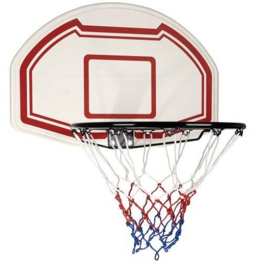 Basketbalový koš Trizand 73 × 49 cm, závěsný s ocelovou obroučkou