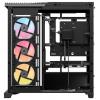 Corsair FRAME 4500X RS ARGB midi tower PC skříň černá boční okno, s větracími drážkami, integrované osvětlení, prachový filtr