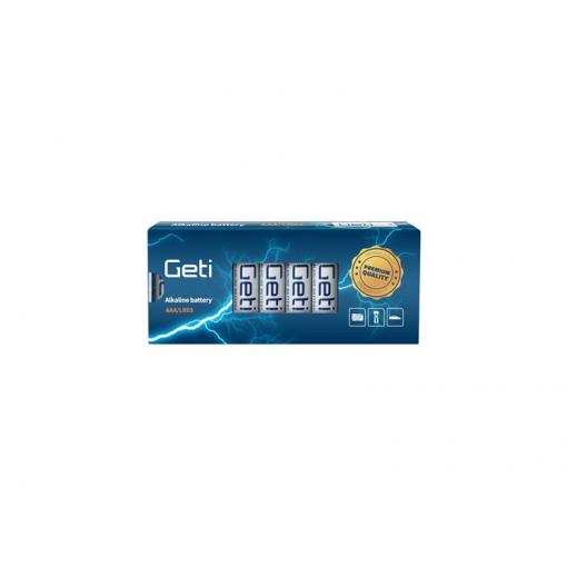 Baterie AAA (LR03) alkalická GETI 1,5V 10ks