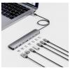 Manhattan 181167 USB Hub 4 + 3 porty USB-C®, USB-A USB 3.2 Gen2 10 GBit/s s konektorem USB C, s hliníkovým krytem Space Grau 7-Port 10G/5G USB-C / USB-A Hub