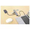 Manhattan 181167 USB Hub 4 + 3 porty USB-C®, USB-A USB 3.2 Gen2 10 GBit/s s konektorem USB C, s hliníkovým krytem Space Grau 7-Port 10G/5G USB-C / USB-A Hub