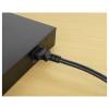 Manhattan napájecí kabel [1x IEC C13 zásuvka 10 A - 1x IEC zástrčka C14 10 A] 1 m černá
