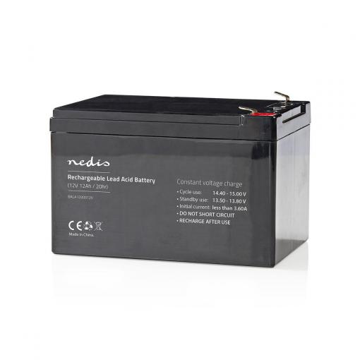 Olověný bezúdržbový akumulátor NEDIS 12V/12 Ah BALA1200012V  (151x99x95mm)