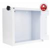MEDX5 Universal Defibrillator (AED) Metallwandkasten für Innen, mit Alarm, weiß nástěnná schránka pro defibrilátory DEFI vnitřní s alarmem ocelový plech