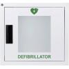 MEDX5 Universal Defibrillator (AED) Metallwandkasten für Innen, mit Alarm, weiß nástěnná schránka pro defibrilátory DEFI vnitřní s alarmem ocelový plech