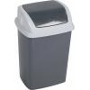 Maul 9520587 odpadkový koš, 5 l, plast, (š x v x h) 200 x 290 x 160 mm, šedá, 1 ks