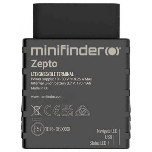 MiniFinder Zepto GPS tracker lokalizace vozidel, LIVE Tracking černá 1 ks