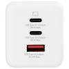 Skross Power Charger Combo+ 100W US USB nabíječka, USB Power Delivery (USB-PD) , GaN, 2x USB-C®, 1x USB A , 100 W, Dodávka energie, bílá