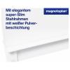magnetoplan skleněná tabule, nástěnka s připínáčky mobiles Glas-/Pinnboard (š x v) 76 cm x 180 cm bílá
