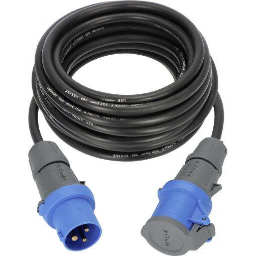 Brennenstuhl 1168650610 napájecí Kempingový prodlužovací CEE kabel, černá, šedá, modrá, 10 m
