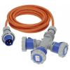 Brennenstuhl 1167670205 napájecí Kempingový prodlužovací CEE kabel, šedá, modrá, oranžová, 2 m