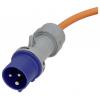 Brennenstuhl 1167650303 napájecí Kempingový prodlužovací CEE kabel, modrá, černá, šedá, oranžová, 3 m
