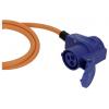 Brennenstuhl 1167650303 napájecí Kempingový prodlužovací CEE kabel, modrá, černá, šedá, oranžová, 3 m