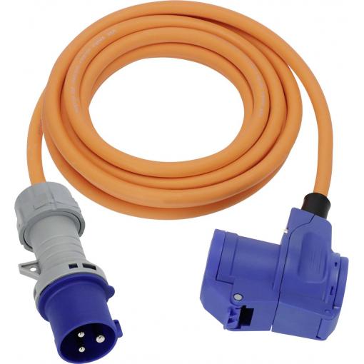 Brennenstuhl 1167650303 napájecí Kempingový prodlužovací CEE kabel, modrá, černá, šedá, oranžová, 3 m